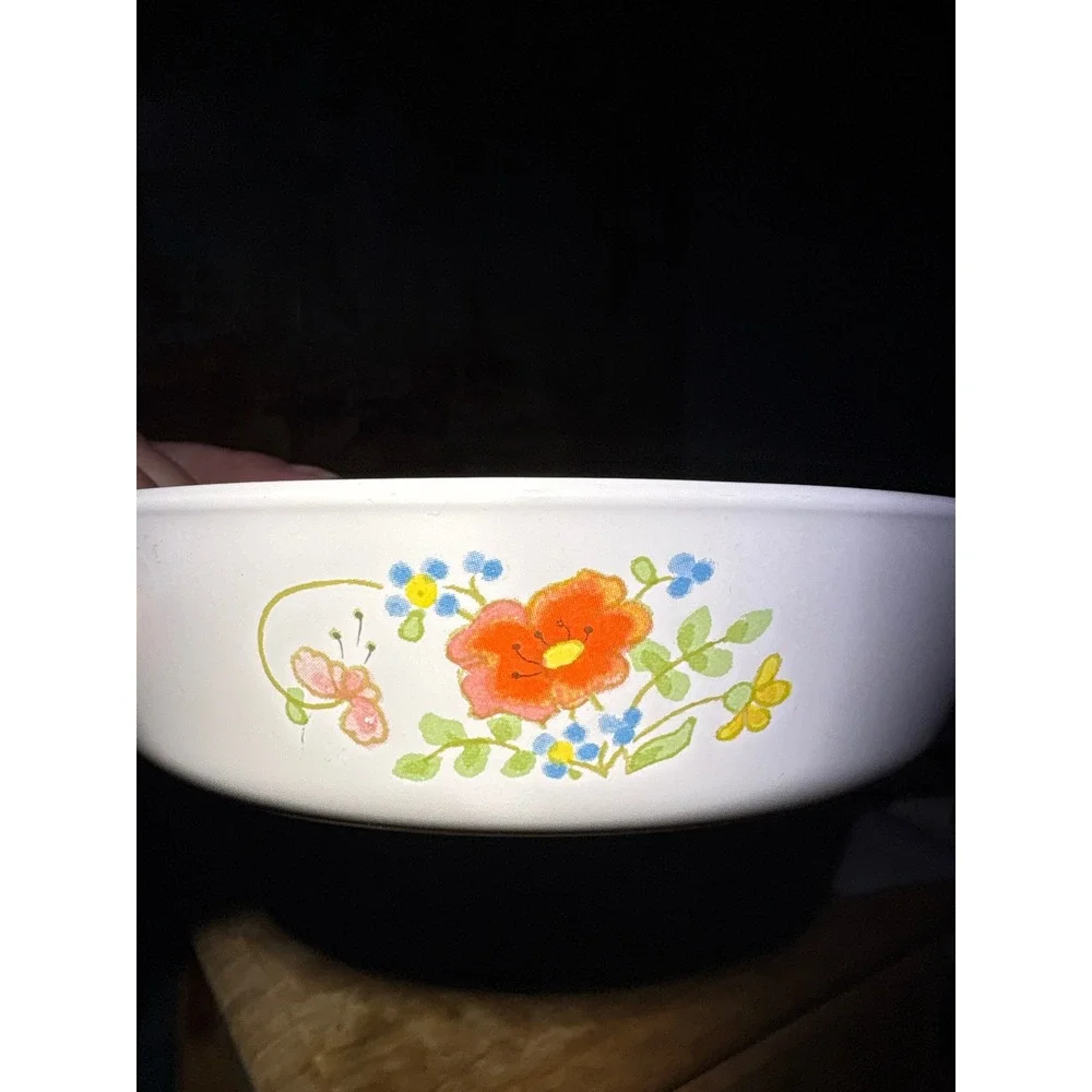 Corning Ware P-83-B Wildflower 6.5 Inch Skillet Vintage Pyroceram USA Made